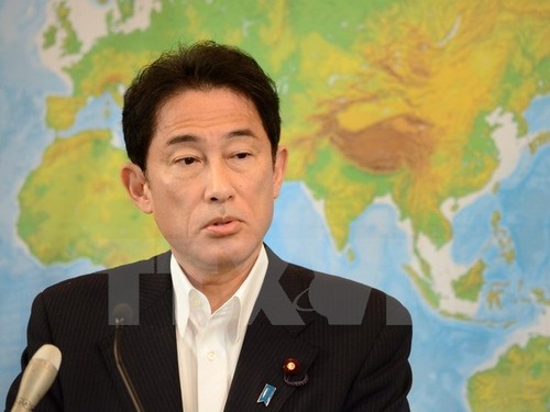 Laos und Japan sprechen sich für friedliche Lösung der Streitigkeiten im Ostmeer aus - ảnh 1